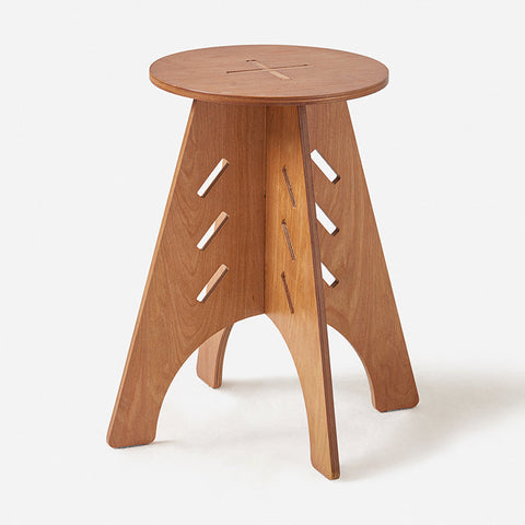 Rootz Wooden Side Table - Coffee Table - End Table - Easy Assembly - Durable - Eco-Friendly - H48.5 x Ø30.5cm