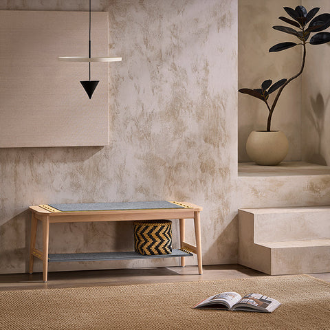 Rootz Schoenenbank met opbergruimte - Ingangsbank - Bedbank - Eenvoudige montage - Duurzaam - Milieuvriendelijk - 110 cm x 46 cm x 37 cm