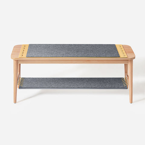 Rootz Schoenenbank met opbergruimte - Ingangsbank - Bedbank - Eenvoudige montage - Duurzaam - Milieuvriendelijk - 110 cm x 46 cm x 37 cm