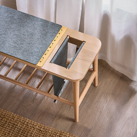 Rootz Schoenenbank met opbergruimte - Ingangsbank - Schoenenrek - Penverbinding Vakmanschap - Eenvoudige montage - Milieuvriendelijke materialen - 110 cm x 44 cm x 37 cm