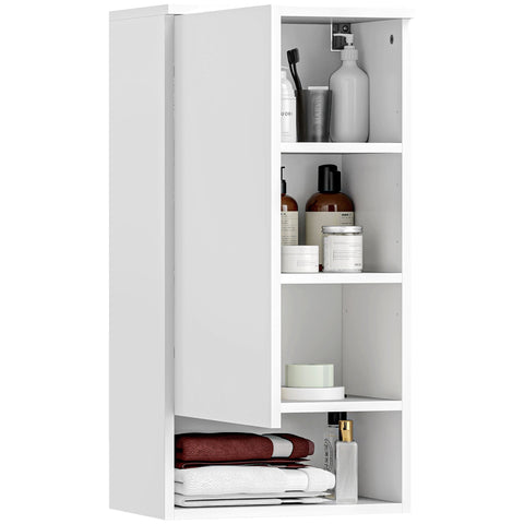 Rootz Wall-Mounted Bathroom Cabinet - Wall Cabinet - Adjustable Shelves - Maximize Storage - 40cm x 27cm x 77cm