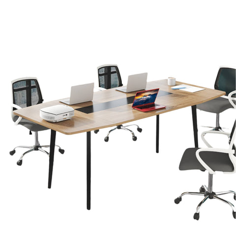 Rootz 8FT Conference Table - Meeting Table - Boardroom Table - Elegant Design -240cm x 120cm x 75cm
