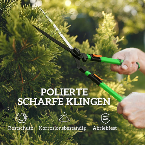 Rootz Hedge Trimmer Set - Garden Scissors - Pruning Shears - Rust-Resistant - 63.5cm x 23cm x 9.5cm - Telescopic Handles