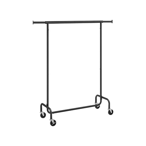Rootz Clothes Rack on Wheels - Garment Rack - Rolling Rack - High Load Capacity - 45cm x (110-150)cm x 160cm