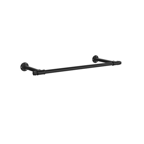 Rootz Wall Mounted Clothes Rail - Clothes Hanger - Garment Rack - 60kg Load Capacity - Steel - 30cm x 84cm x 7cm
