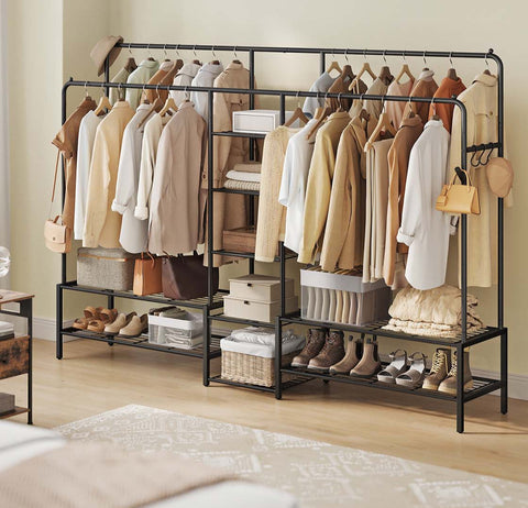 Rootz Clothing Rack - Garment Organizer - Clothes Storage - Supports 246kg - 45cm x 195cm x 172.8cm