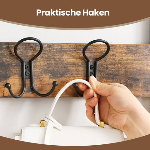 Rootz Cloakroom Stand - Wardrobe Rack - Hallway Organizer - Space Saver - 80cm x 178.5cm x 30cm