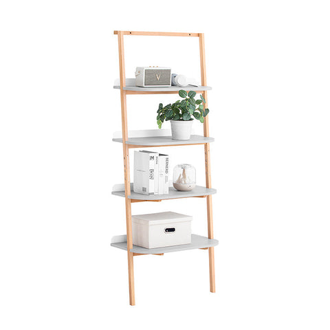 Rootz Ladder Shelf - Bookshelf - Storage Shelf - Space-Saving Design - 44x169x39cm