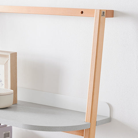 Rootz Ladder Shelf - Bookshelf - Storage Shelf - Space-Saving Design - 44x169x39cm