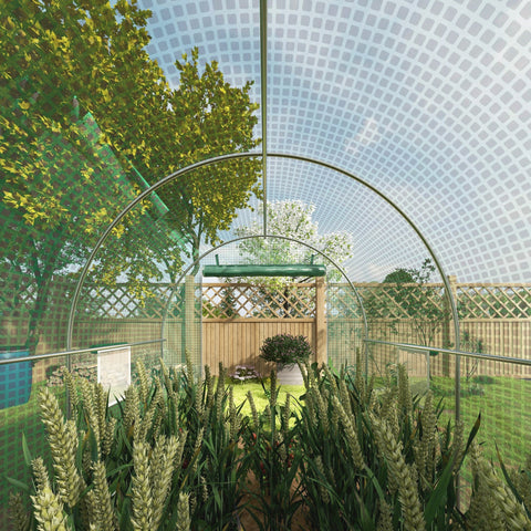 Rootz Garden Tunnel Greenhouse - Plant Protector - Outdoor Greenhouse - UV Resistant - 4m x 2m x 2.05m