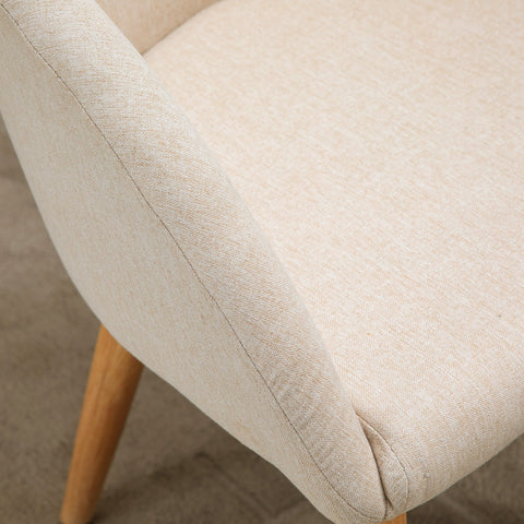 Rootz 2 Piece Set Dining Room Chairs - Kitchen Chairs - Ergonomic Chairs - Scandinavian Style - 55cm x 56cm x 74cm