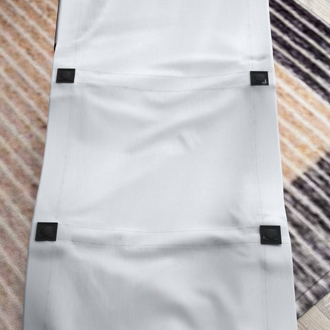 Rootz Lot de 2 Foldable Sun Loungers - Garden Loungers - Reclining Chairs - Oxford Headrest - 180cm x 58cm x 66cm