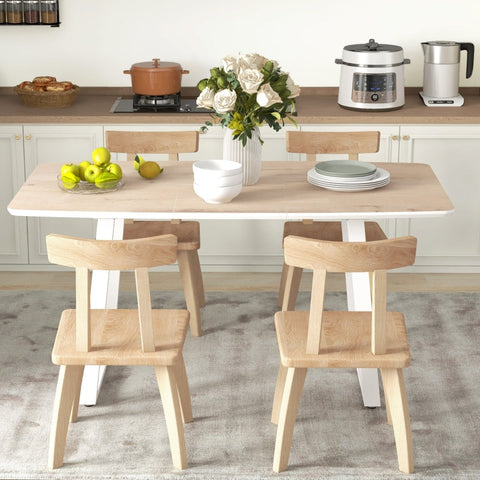 Rootz Folding Dining Table - Extendable Table - Industrial Table - Space-Saving - 120cm to 160cm x 80cm x 76cm