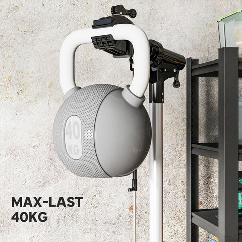 Rootz Bicycle Repair Stand - Bike Holder - Maintenance Stand - Height Adjustable - Foldable Design - 82cm x 106cm x 107-160cm- Black, Silver