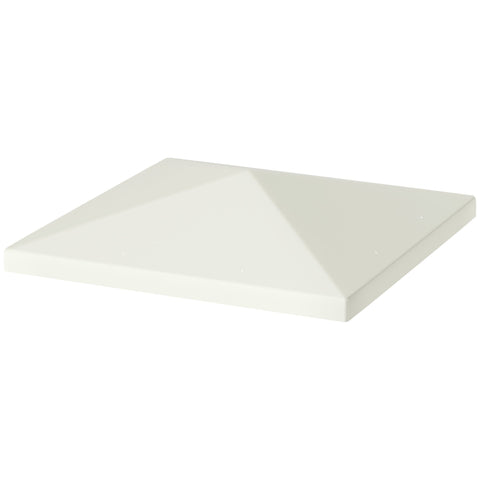 Rootz 3 x 3m Replacement Gazebo Roof - Garden Shelter Cover - Pavilion Shade - UPF30+ Protection - 298cm x 298cm - White