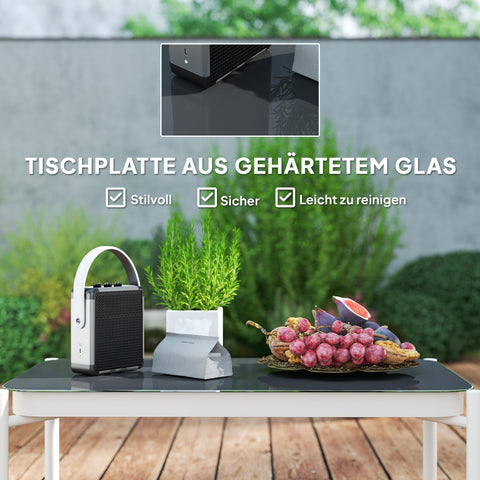 Rootz Poly Rattan Garden Furniture Set - Outdoor Lounge - Patio Sofa Set - Comfortable Seating - 116cm x 68cm x 82cm