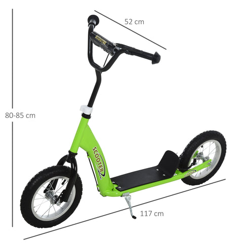 Rootz Kids Scooter - Children's Roller - Adjustable Push Scooter - Non-Slip Safety - 117cm x 52cm x 80-85cm