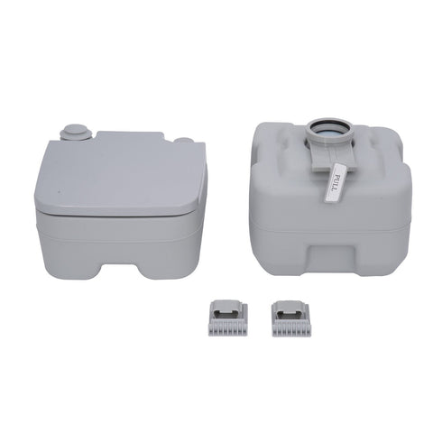 Rootz Portable Camping Toilet - Mobile Toilet - Travel Toilet - Hygienic Comfort - 38cm x 38cm x 45cm