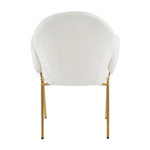 Rootz Set of 2 Teddy Fabric Armchairs - Comfy Seating - Plush Chairs - Ergonomic Support - 66L x 49.5W x 90H cm