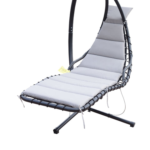 Rootz Hanging Lounger Schwingliege - Hollywood Swing - Garden Lounger - Ergonomic Comfort - 190cm x 115cm x 190cm