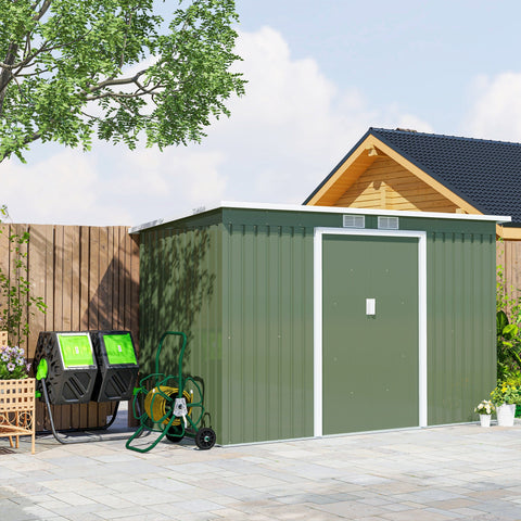 Rootz Garden Composter - Compost Bin - Waste Receptacle - 360° Rotatable - 130L Capacity - 67 x 60 x 77 cm - Black-Green