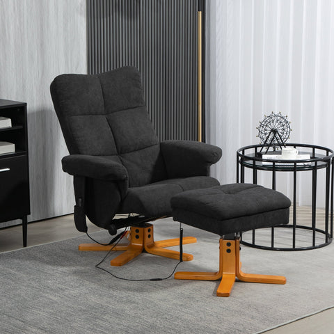 Rootz Massage Chair Recliner - Relaxation Seat - Cinema Chair - 145° Tilt - Polyester - 80cm x 86cm x 99cm