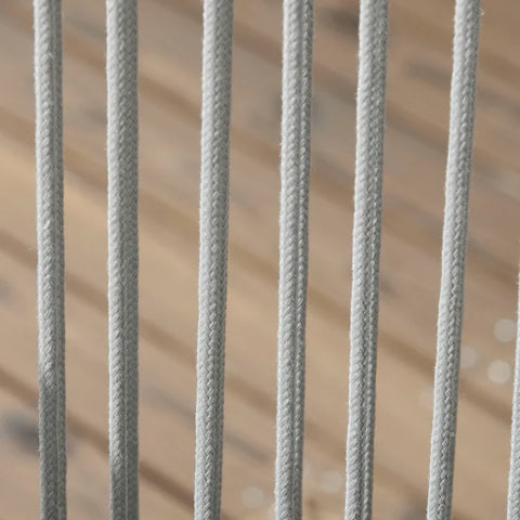 Rootz Garden Furniture Set - Outdoor Dining Set - 5-piece - Weather Resistant - Aluminum-tempered Glass-100% Polyester - Dark Gray - 80 cm x 80 cm x 75 cm