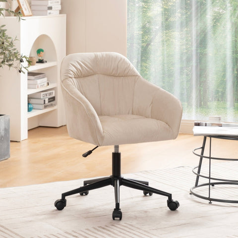 Rootz Swivel Office Chair - Rotating Chair - Adjustable Desk Chair - Maximum Comfort - 44cm x 55cm x 81-91cm