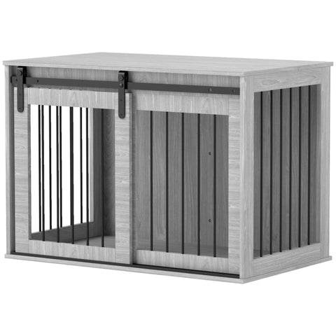Rootz Dog Crate - Pet Cage - Pet House - Airy Ventilation - Stable Construction - 98cm x 58cm x 61cm