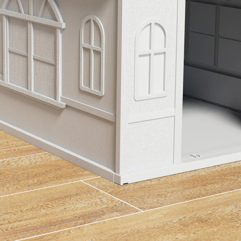 Rootz Dog Kennel - Outdoor Shelter - Weatherproof House - Durable Plastic - 65 x 75.7 x 63 cm - Optimal Comfort & Safety