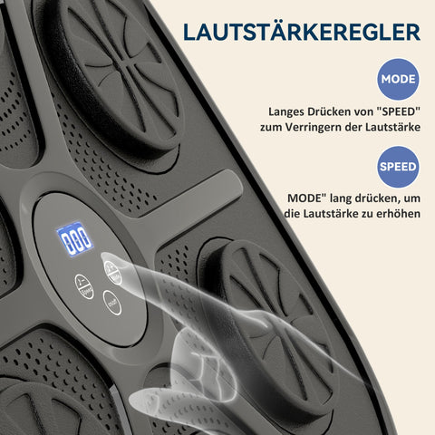 Rootz Music Boxing Machine - Rhythmic Boxing Device - Smart Fitness Trainer - Boost Energy - 41.8cm x 44.6cm x 7.5cm