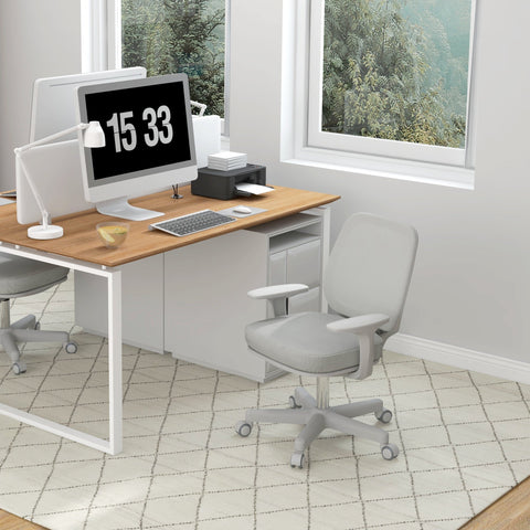 Rootz Ergonomic Office Chair - Desk Chair - Swivel Chair - Height Adjustable - 55cm x 48cm x 82.5-94.5cm