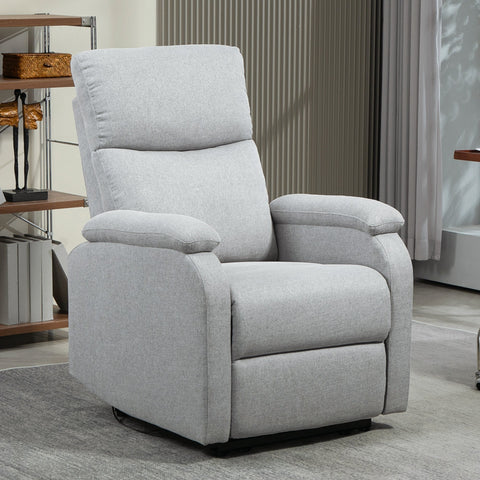 Rootz Recliner Armchair - Relaxation Chair - Upholstered Armchair - Optimal Comfort - 69cm x 91.5cm x 103cm (Upright Dimensions)