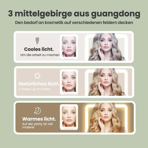 Rootz Jewelry Cabinet Stand Mirror - Mirror Cabinet - Rotatable Storage - 360° Rotation - 54cm x 161cm x 54cm