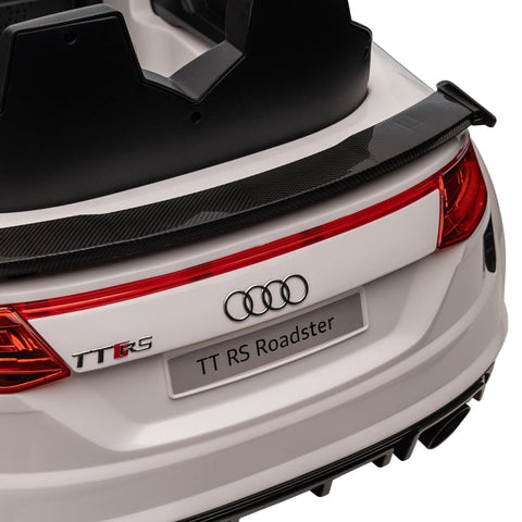 Rootz Kids Electric Sports Car - Ride-On Toy Car - Children's Vehicle - Realistic Design - MP3 Player - Remote Control - White - 102cm x 60cm x 44cm