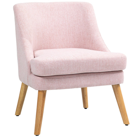 Rootz Armchair - Accent Seat - Scandinavian Style - Ultimate Comfort - Hevea Wood Legs - 63x69x79.5 cm