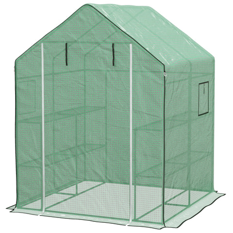 Rootz Garden Greenhouse - Plant Shelter - Veggie Nursery - UV Resistant PE Cover - 140 x 143 x 190 cm
