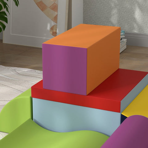 Rootz Soft Building Block Set - Foam Blocks - Interactive Toy - Stimulates Creativity - Multicolored - 40cm x 40cm x 20cm