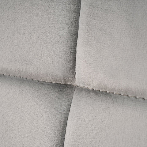 Rootz Velvet Dining Chair - Luxurious Seat - Ergonomic Armchair - Easy Assembly - 57L x 49W x 87H cm - Max Load 120kg