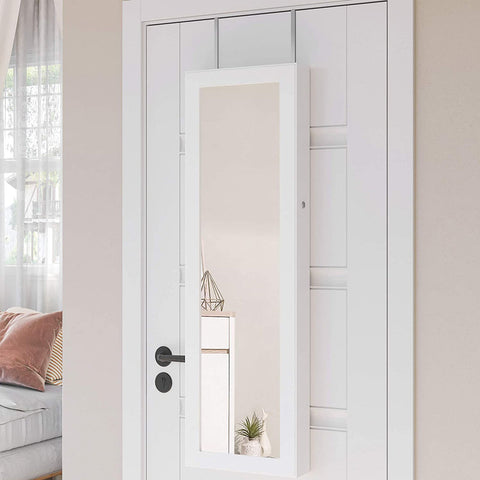 Rootz Door Hook Set for Jewelry Cabinet - Silver Hooks - Space-Saving Solution - Steel - 1.2 x 2.2 x 32 cm