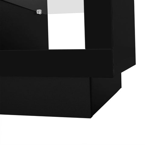 Rootz Coffee Table - Marble Table - Modern Living Room Table - LED Lighting - 100L x 50W x 42H cm