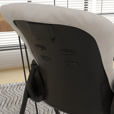 Rootz Baby High Chair - Folding Baby High Chair - 5 Point Straps - Double Tray - Blue + Black + White - 70L x 53W x 107H cm