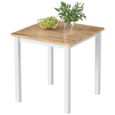 Rootz Dining Table - Wooden Table - Kitchen Table - Space-Saving Design - 69cm x 69cm x 72.5cm