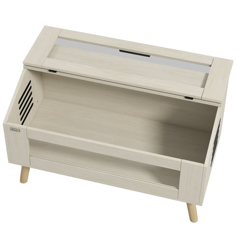 Rootz 140L Repilienbox - Lizard Terrarium - Reptile Enclosure - Heating Pillow Compatible - 100cm x 50cm x 60cm - Brown