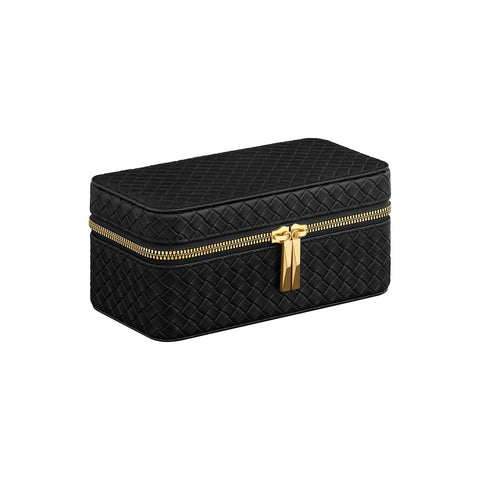 Rootz Watch Box - Watch Case - Watch Organizer - PU Leather - Imitation Suede - 10cm x 20cm x 9cm