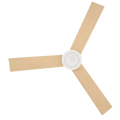 Rootz Ceiling Fan with LED Light - Ceiling Lamp - Ceiling Fixture - Remote Control - 2-in-1 Design - 112cm x 25cm