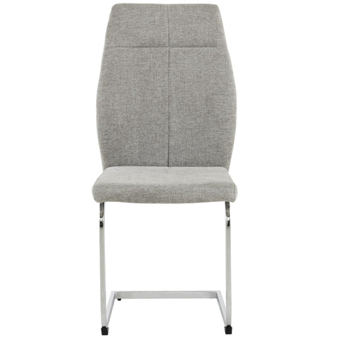 Rootz 4 Piece Set Dining Room Chairs - Ergonomic Chairs - Modern Seating - Breathable Linen - 43cm x 58cm x 102.5cm