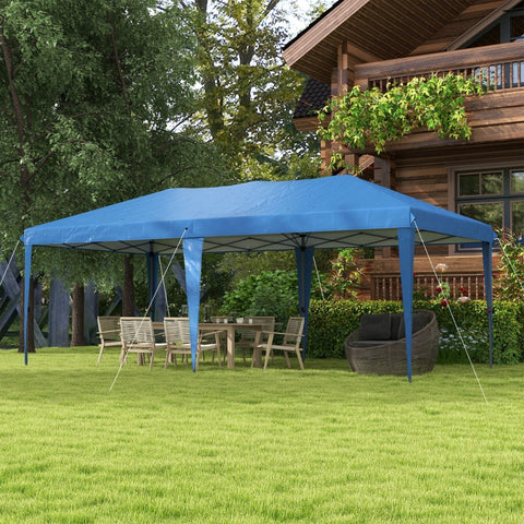Rootz Pop-Up Tent - Celebration Shelter - Camping Pavilion - UV Protection - 5.85m x 2.95m x 2.65m