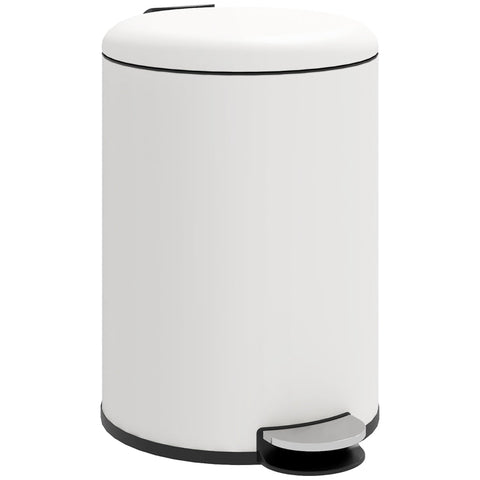 Rootz Trash Can - Waste Bin - Garbage Bin - 20L Capacity - Soft-Closing Lid - Pedal - Non-Marking Surface - 36cm x 30cm x 44.5cm