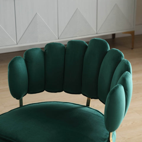 Rootz Set of 2 Velvet Dining Chairs - Elegant Dining Seats - Ergonomic Comfort - High-Quality Velvet - 56cm x 58cm x 78cm